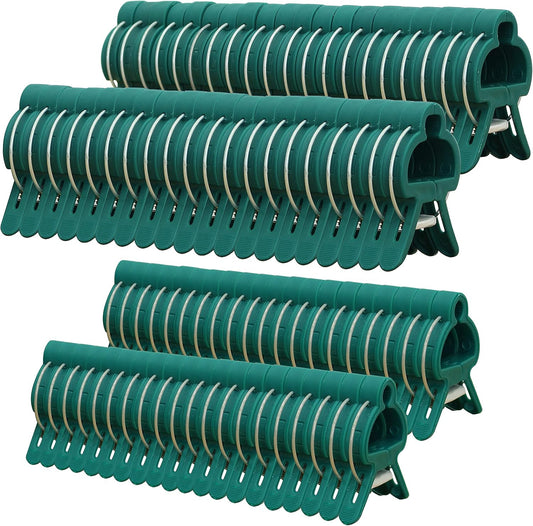 Gardzen 80 Pcs Garden Plant Clips, Plant Support Clips for Securing Stems, Flowers or Climbing Vines to Tomato Cages, Trellis