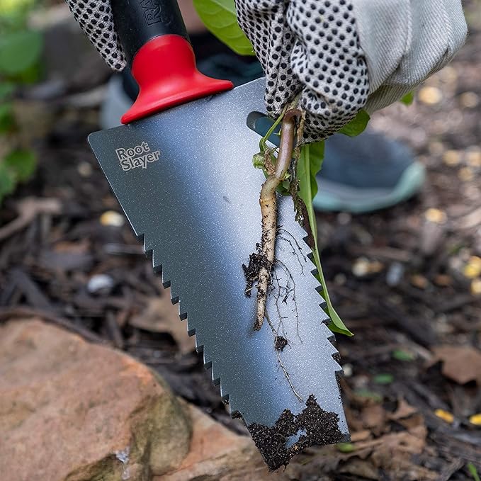 Radius Garden 17011 Root Slayer, Trowel/Holster, Original Red