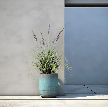 Artificial Lavender Plant 35in (2 Pack) - Tall Faux Indoor Home Decorative Plants & Flowers in Pot, Fake House Plant