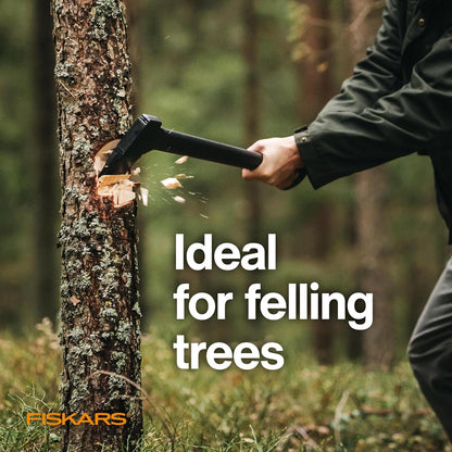 Fiskars X15 Splitting Axe, Tree Branch Cutter and Wood Splitter (23.5-Inch Axe) with Shock-Absorbing Handle