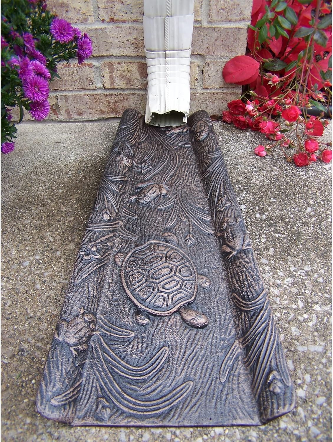 Oakland Living Corporation Premium Splash Block - Cast Aluminum Pewter