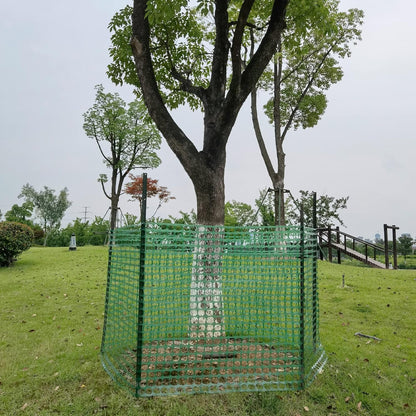 Safety Fence Garden Netting Roll 4 X 100 Feet with Zip Ties, Temporary Reusable Plastic Mesh Fencing Netting for Snow Fence, Animal Barrier, etc. (4' X 100‘ SW, Green)