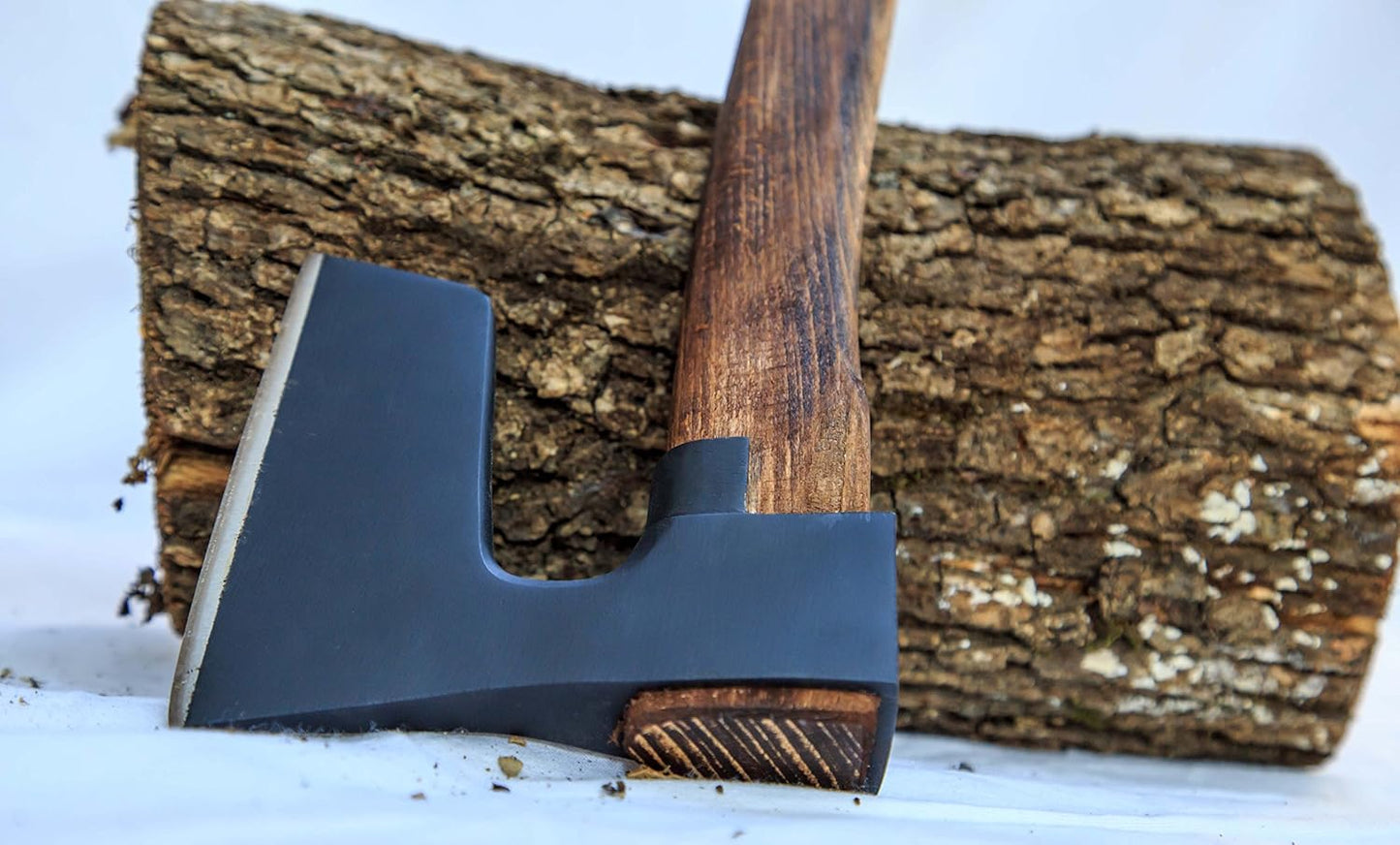 Bearded Axe/Hatchet Metal Guard with Curved Handle