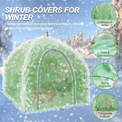 36″*36″*35.5″ Winter Plant Warm Covers - Raised Bed Cover, Garden Row Accelerator, Warm Tent Freeze Protection Humidity Domes for Germination, Seedling Propagation Protecting Plants from Animals 2 PCS