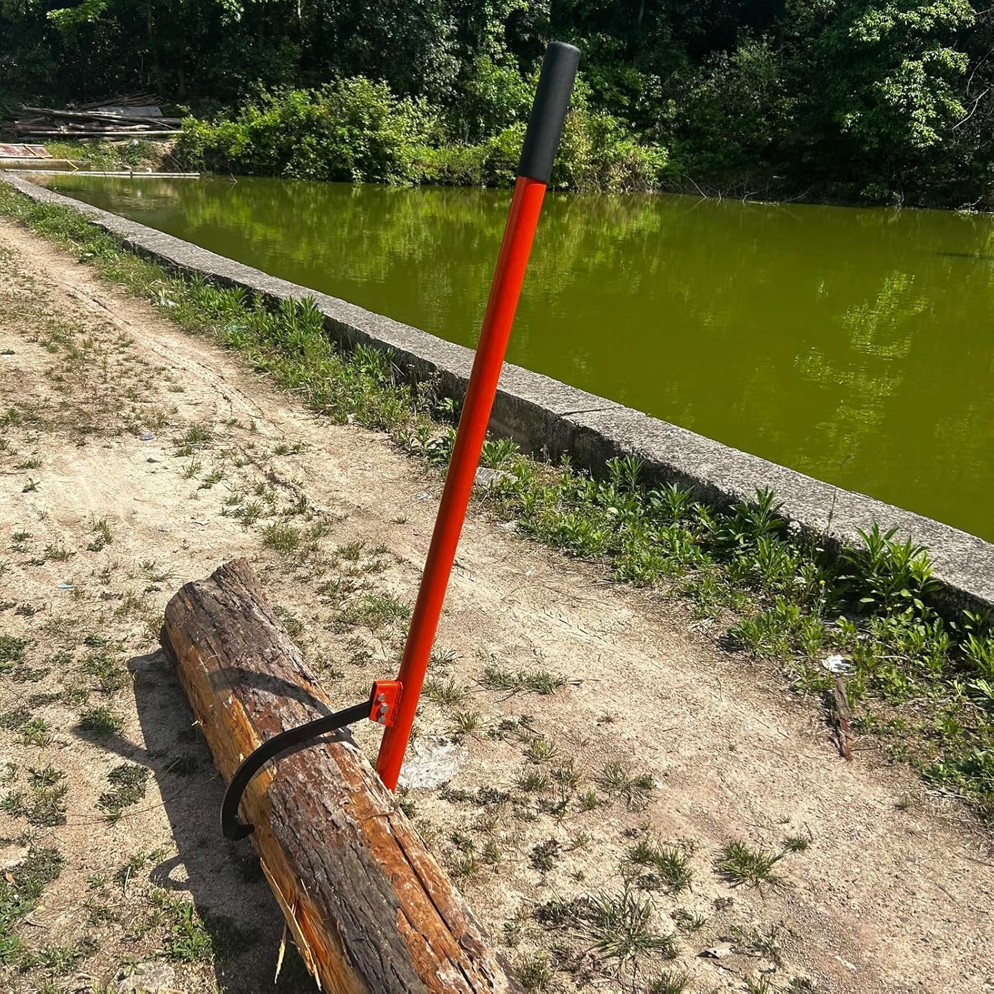 51" Felled Cant Hook Logging Tool - Cant Hook Log Roller Tool, max 19 Inch Opening Felling Log Roller Tool