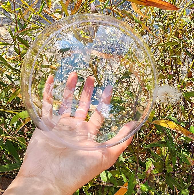 Acrylic Hollow Ball, Clear Plastic Fillable Ornaments Ball, DIY Clear Plastic Balls for New Years Present,Xmas Tree,Home Decoration,Wedding,Party (14cm/5.51inch,5pcs)