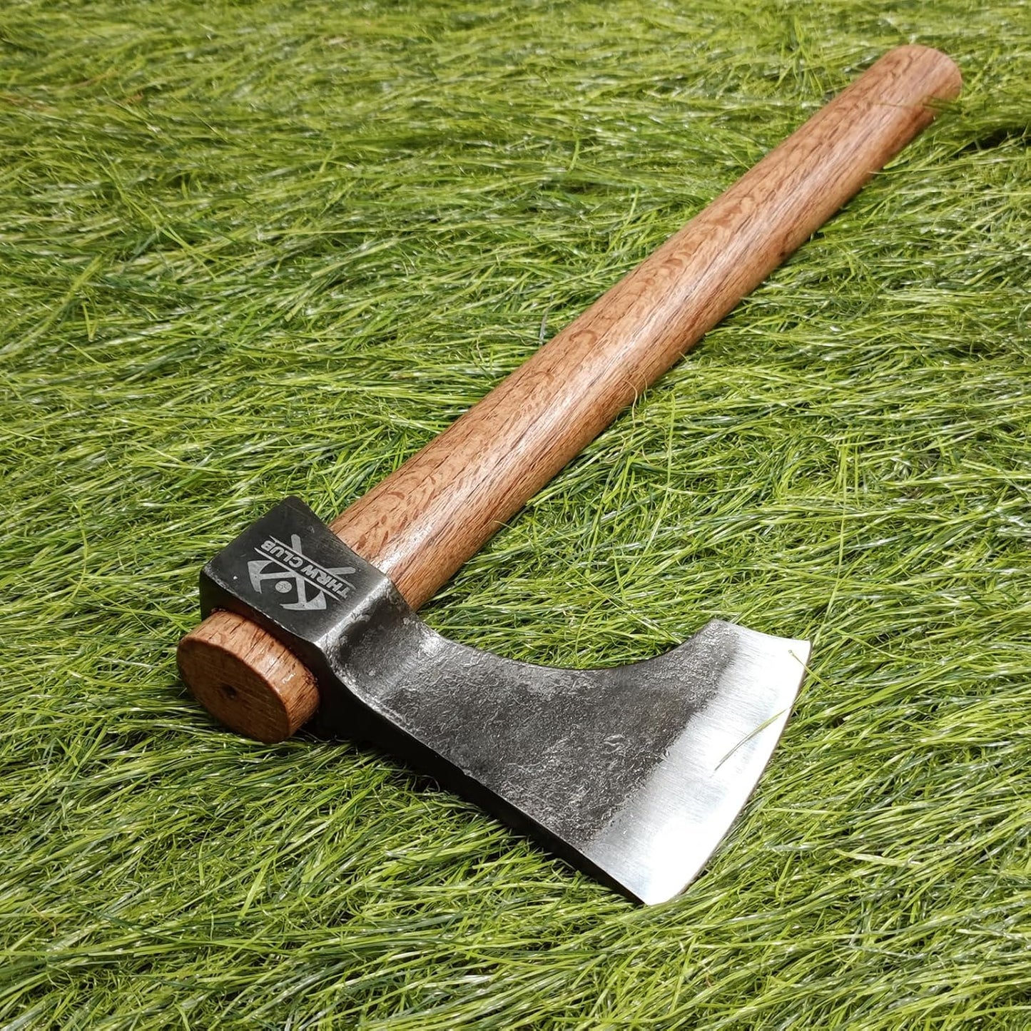 Throwing Axe Set, 16.5" Throwing Tomahawk with 1065 High Carbon Steel & Wooden Handle, Perfect for Axe Throwing Game for Backyard, Competition and Recreation