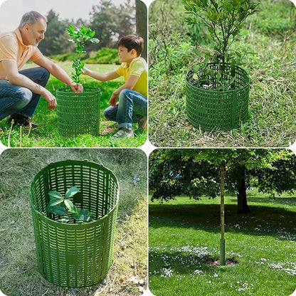 7pcs Tree Trunk Protector, Tree Guards Trunk Protector with Twist Ties, Resizable for Various Size Trees or Plants, Preventing Tree Bark Damage from Pruners, Mowers, and Rodents