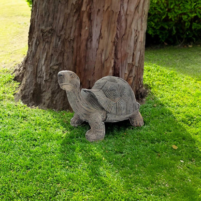 Galt International Tortoise Turtle Garden Statue 18" - Polyresin Outdoor Garden Decor Yard Patio Decoration Animal Sculpture