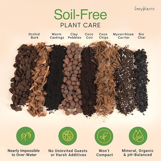 Molly's Aroid Mix - Premium Soilless Chunky Potting Mix for Tropical and Indoor Plants - Contains Orchiata Bark, Coco Chips, Worm Castings, Horticultural Charcoal, Mycorrhizae 5 Dry Quarts