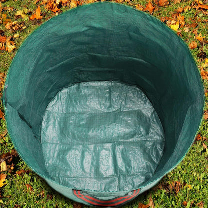 2 PCS 106 Gallon Reusable Lawn and Leaf Bags with 4 Handles, Lawn Pool Garden Heavy Duty Yard Waste Bags for Leaves, Trash, Yard Waste (Green)