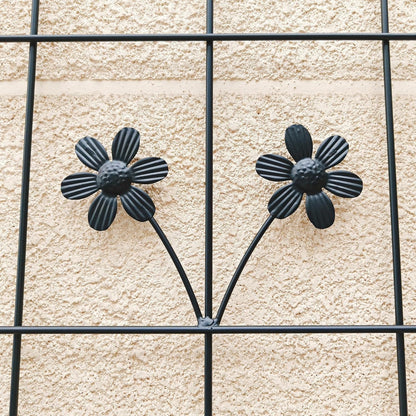 Garden Trellises, 2 Pack Black Metal Coated Rustproof Trellis for Climbing Plants Outdoor, Roses, Vines, Flowers, and Vegetables-19.7×86.7 inches