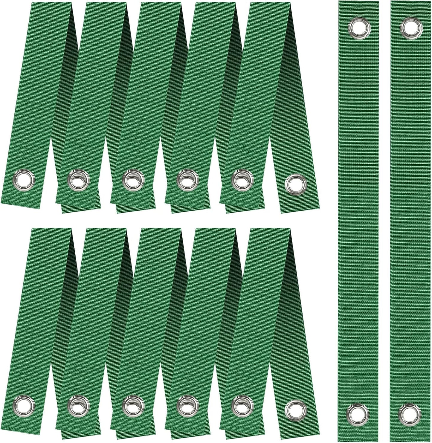 72 PCS Tree Straps for Staking, Guying & Straightening, Heavy Duty Nylon Tree Support Straps with Rust-Resistant Buckles