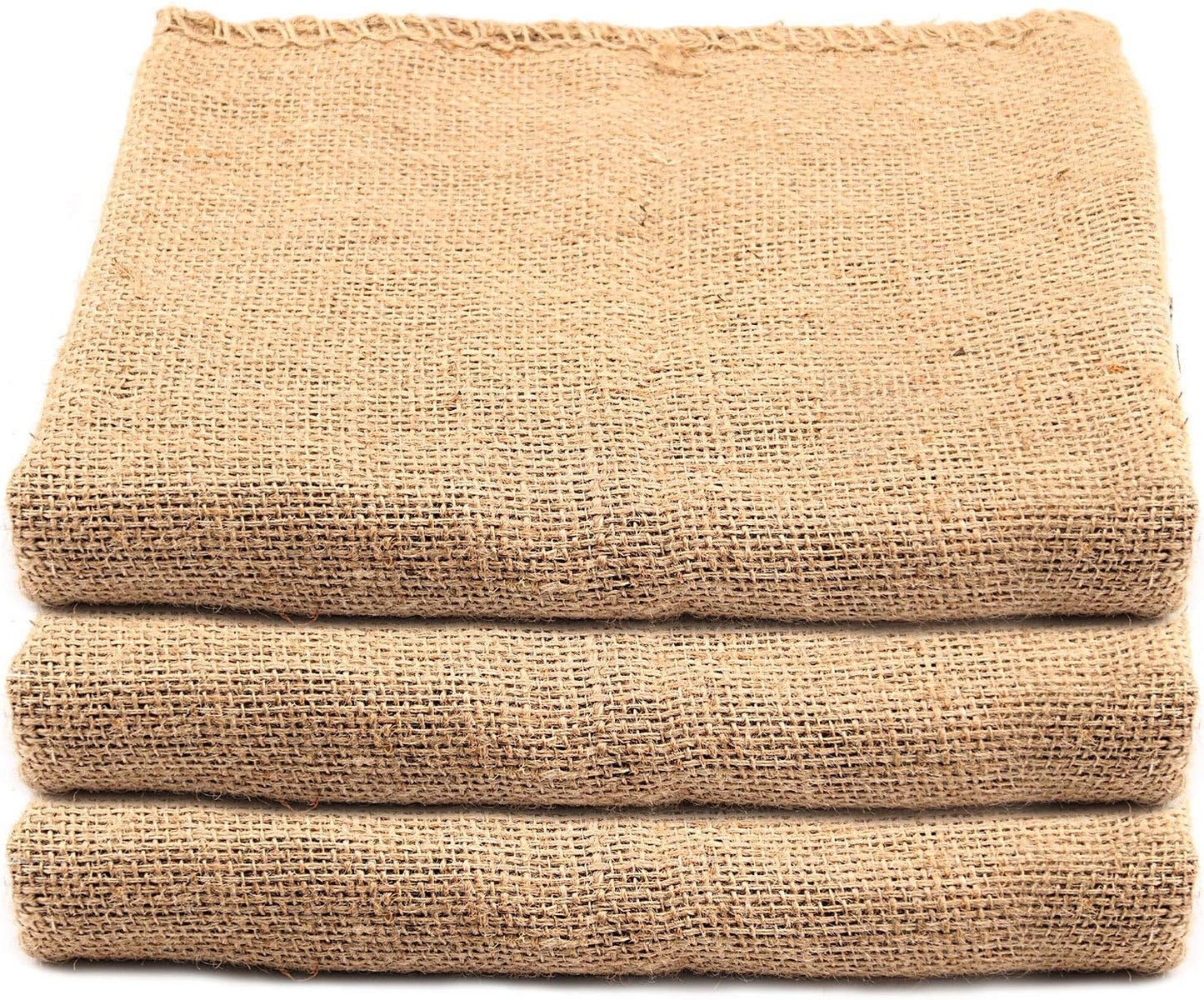 KEILEOHO 3 Pack 42 x 29 Inch Burlap Bags, Large Food Grade Burlap Sacks for Gardening, Planting Growing Bags, Potato Sack Race Bags