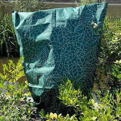 Plant Covers Freeze Protection 47"x71" in 2 Pack | Green Winter Frost Blankets for Outdoor Plants | Reusable Garden Cover Bags with Zipper Drawstring | Cold Weather Shrub Protection Cloth