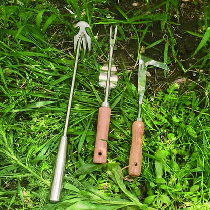Weed Puller Tool, 3 Pack Stainless Steel Hand Weeder Tool, Multi-Purpose Weed Remover Tool Weeding Tools for Gardening
