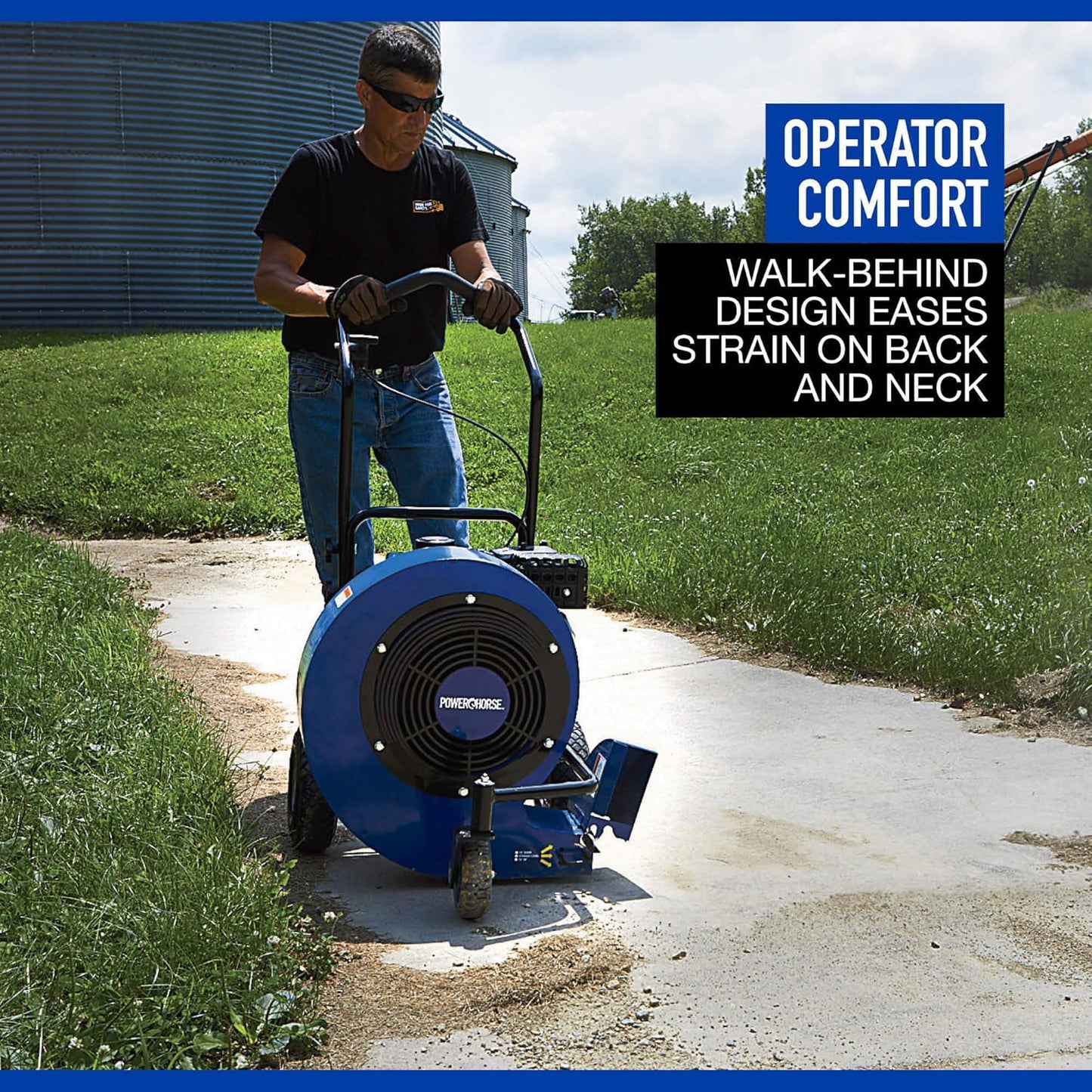 Powerhorse Walk-Behind Gas-Powered Jet Blower, 7 HP, 212cc, Model# 205705001001