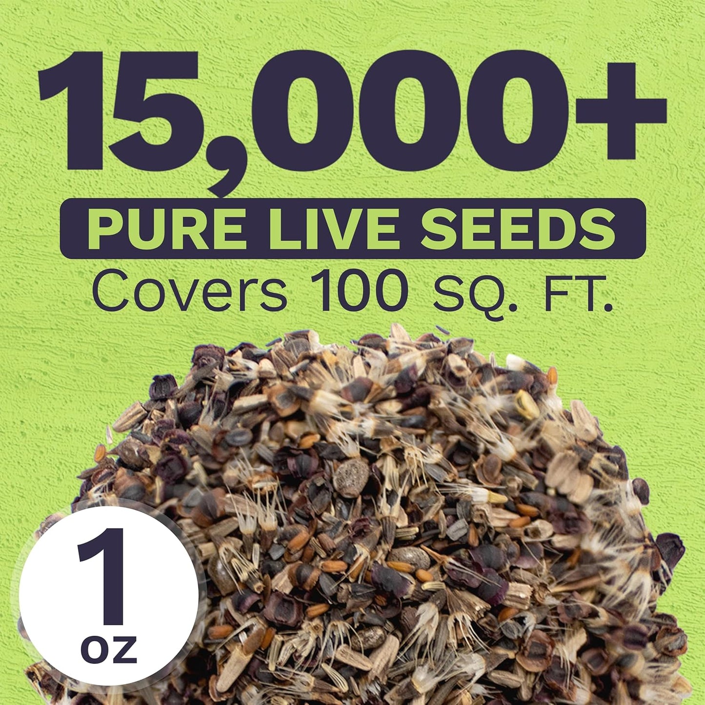 Perennial Wildflower Seeds Mixture - Bulk 1 Ounce Packet - Over 15,000 Pure Live Seed - Open Pollinated and Non GMO…