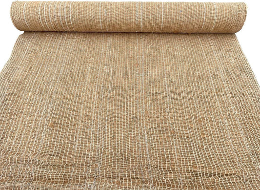 Sandbaggy Coconut Erosion Control Blanket – 3.75 ft x 120 ft Coir Mat for Soil Retention, Slope Stabilization, Plant Growth & Ground Cover – Ideal for Hillsides & DOT Projects - 1 Roll (450 sq ft)