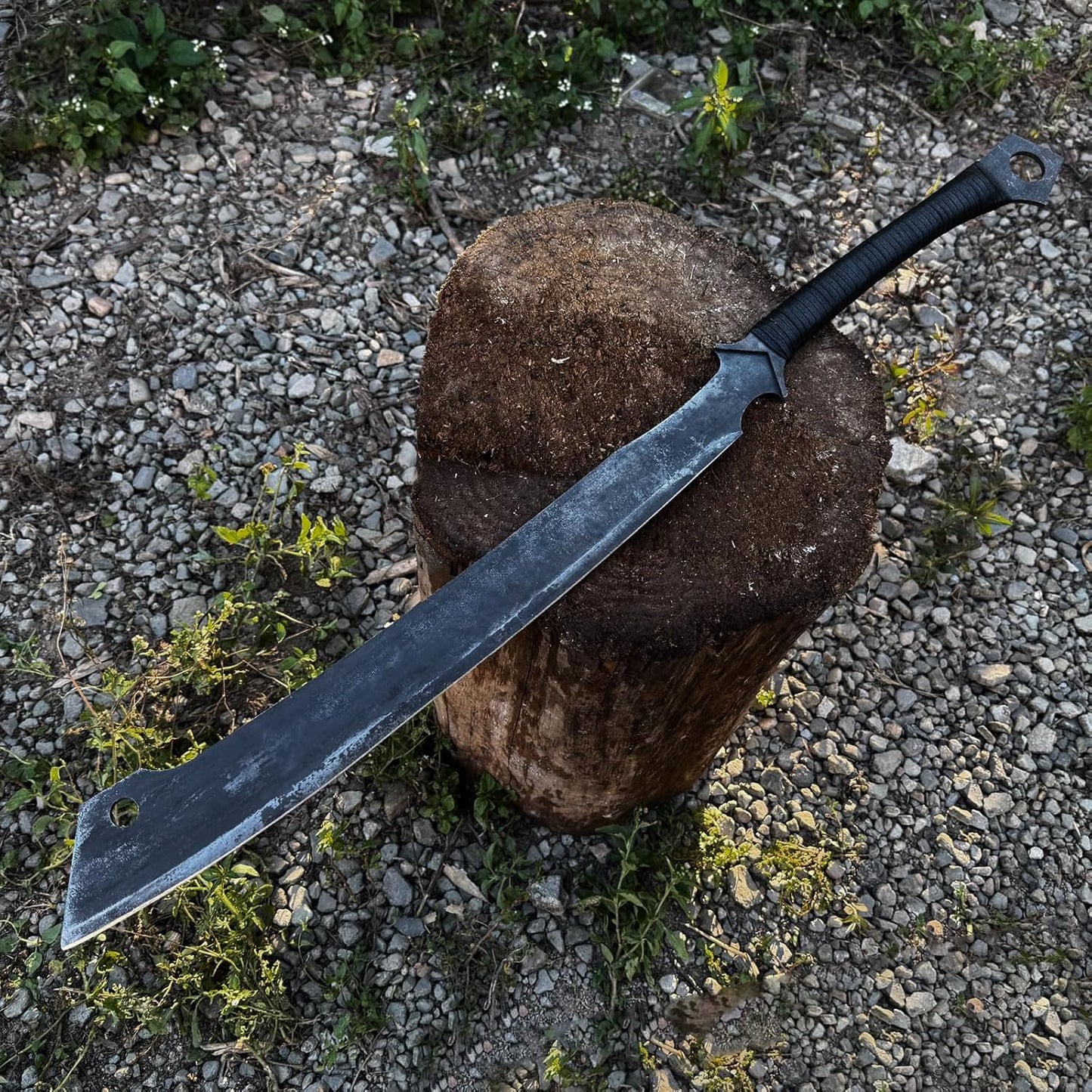 High Manganese Steel Blade Machete for Cutting Trees Heavy Duty Full Tang Outdoor Survival Hunting Tactical Sword