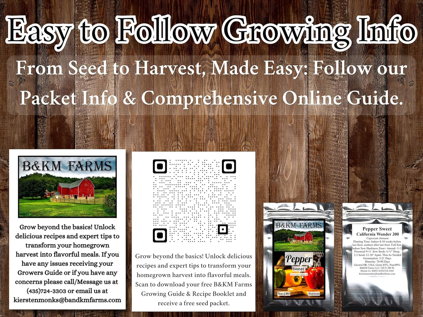 Survival Seed Vault: 50 Varieties, 50,000+ Non-GMO Heirloom Seeds - 5+ Year Supply in Secure Bucket + Growing Guide by B&KM Farms