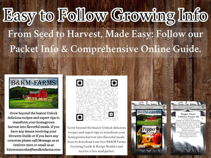 Survival Seed Vault: 50 Varieties, 50,000+ Non-GMO Heirloom Seeds - 5+ Year Supply in Secure Bucket + Growing Guide by B&KM Farms