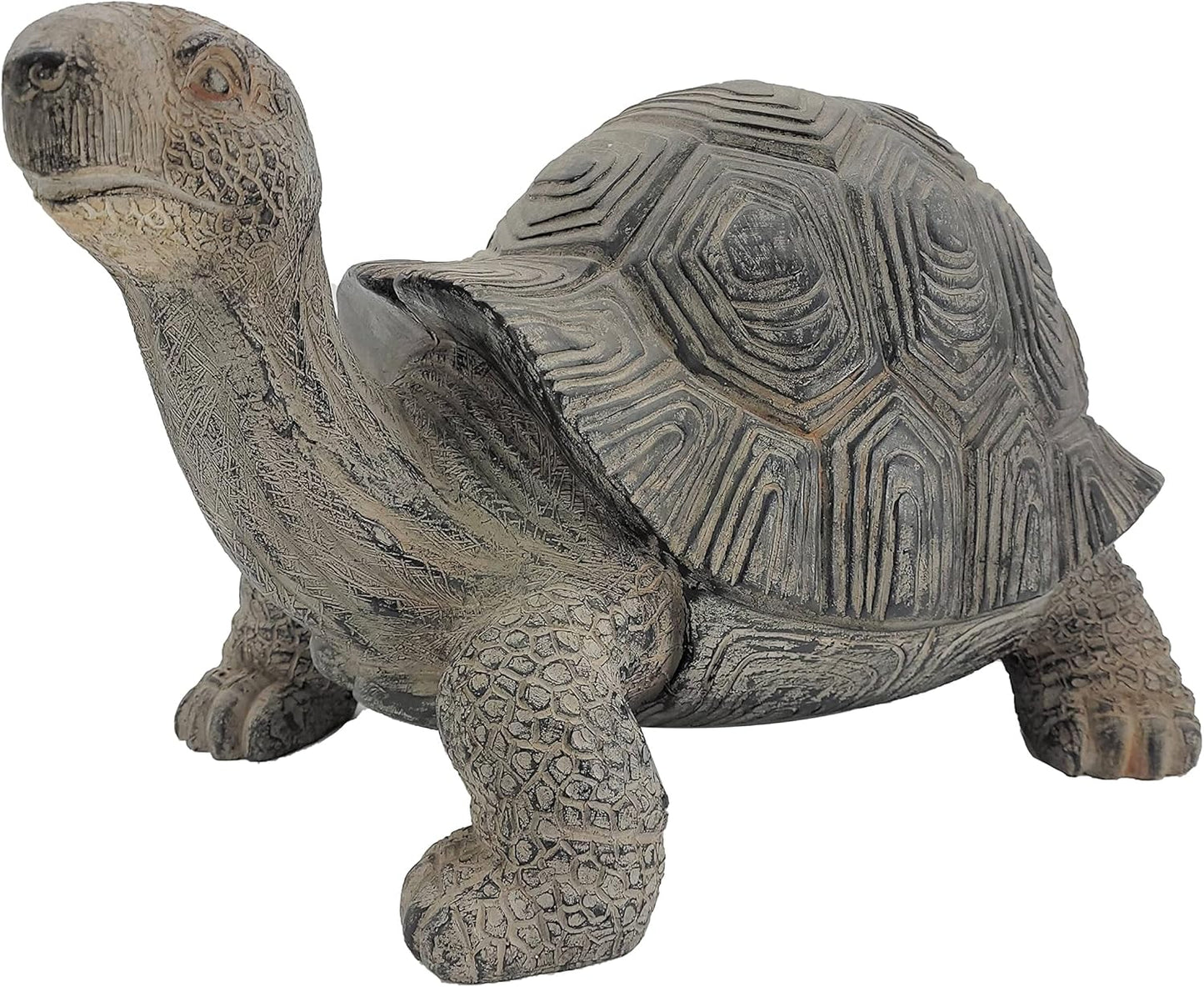 Galt International Tortoise Turtle Garden Statue 18" - Polyresin Outdoor Garden Decor Yard Patio Decoration Animal Sculpture
