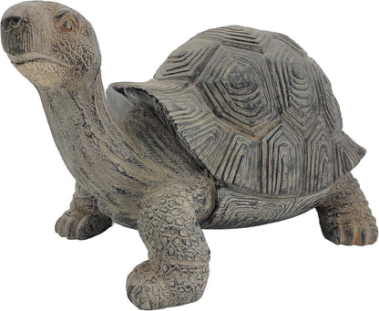 Galt International Tortoise Turtle Garden Statue 18" - Polyresin Outdoor Garden Decor Yard Patio Decoration Animal Sculpture