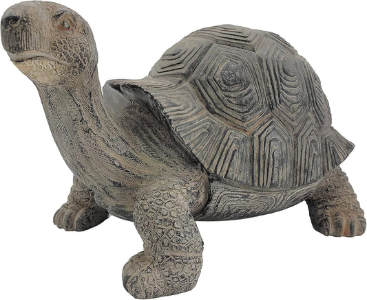Galt International Tortoise Turtle Garden Statue 18" - Polyresin Outdoor Garden Decor Yard Patio Decoration Animal Sculpture