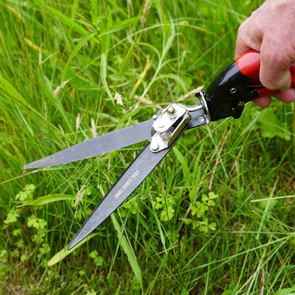 Grass Shears - Garden Clippers with Rotating Handle - Grass Cutter Edging Shears - Hedge Trimmer Garden Shears - Hedge Clippers or Yard Scissors for Outdoor Edges and Hedges by Kings County Tools