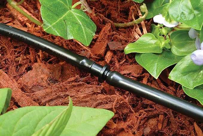 Rain Bird 30-Pack 2 GPH Drip Emitters & 30-Pack 1/4" Barbed Drip Irrigation Coupling Fittings