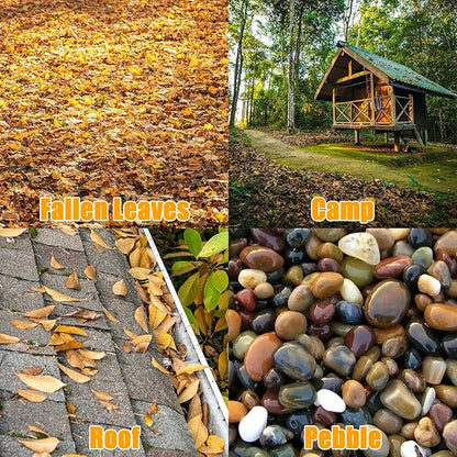 65" Leaf Rake for Gardening Adjustable Long Handle with 25 Metal Tines 18" Wide Leaf Rakes Yard Thatchibng Rake for Picking Leaves,Grass Clippings Garbage
