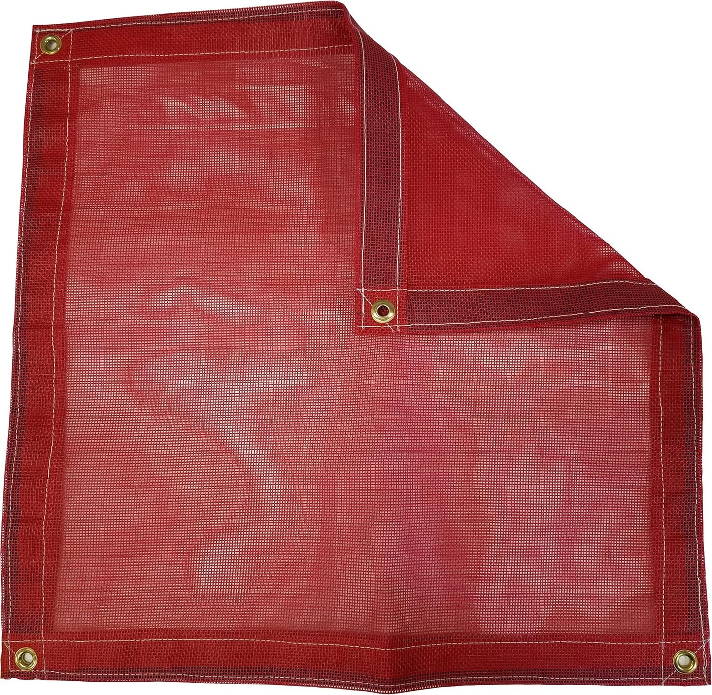 16 Ft. x 20 Ft. Red 10 Oz. Vinyl Coated Mesh Tarp
