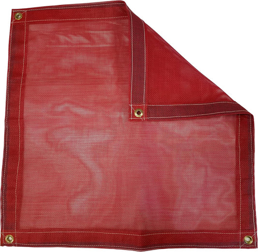 20 Ft. x 26 Ft. Red 10 Oz. Vinyl Coated Mesh Tarp