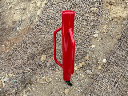 Sandbaggy U & T Post Driver, 30% More Heavier & Sustainable Than Competitors - 15.5 lb Fence Post Driver That Fits up to 2-3/4 inch - 10 Guage Industrial Grade Steel - Red (Pack of 5)