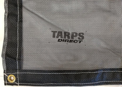 16 Ft. x 18 Ft. Black 10 Oz. Vinyl Coated Mesh Tarp