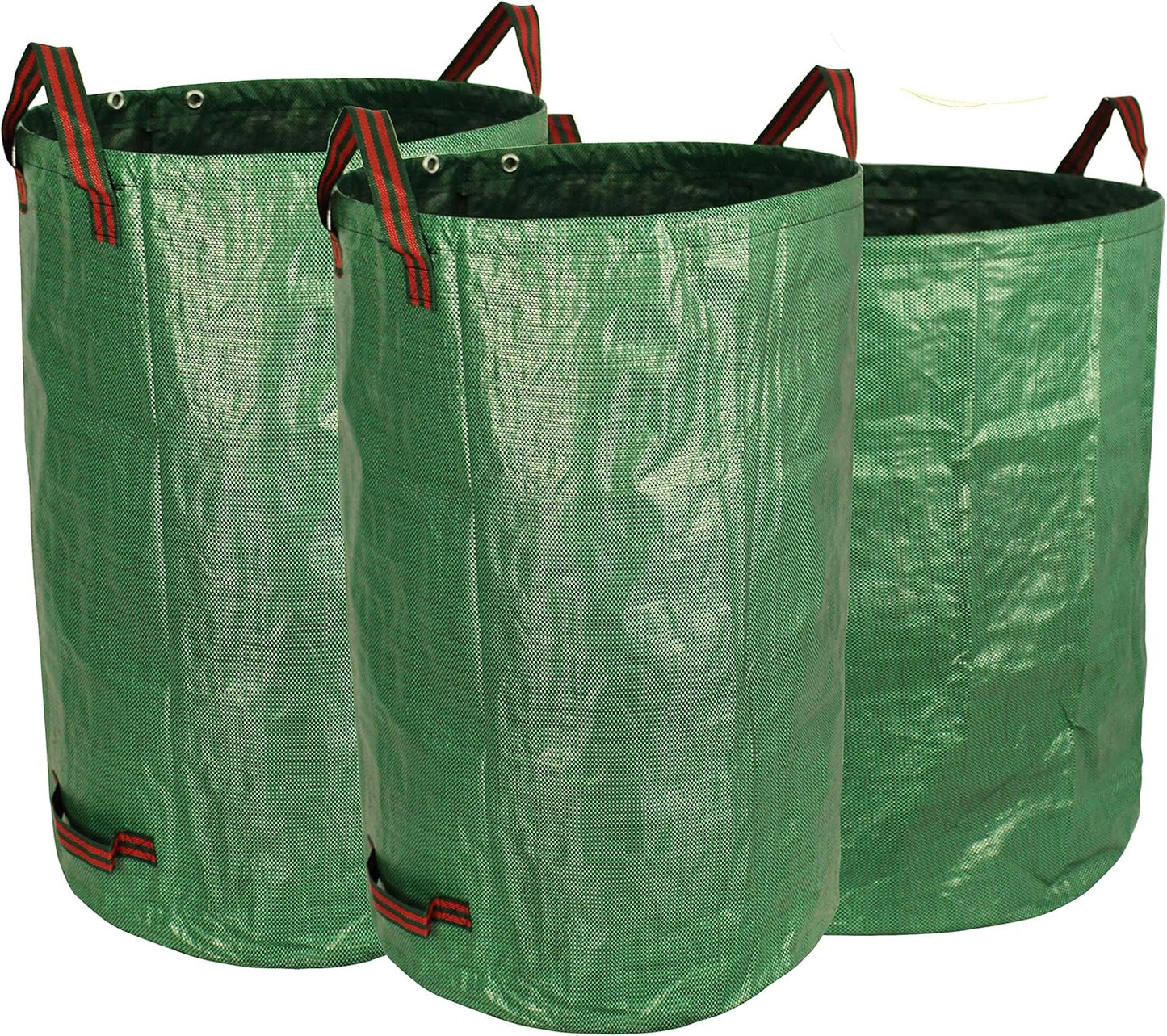 Gardzen 32&40&72 Gallon Yard Waste Bags, Reusable Heavy Duty Collapsible Garden Leaf Bags with Plastic Ring, Stand-Up Yard Waste Bin for Leaves, Lawn Debris & Grass Clippings