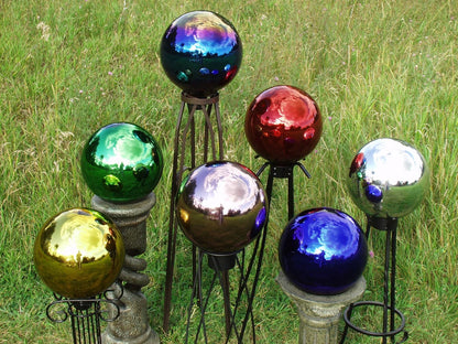 Echo Valley 8106 10-Inch Glass Gazing Globe, Arco Iris