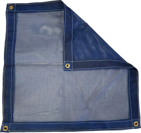20 Ft. x 30 Ft. Blue 10 Oz. Vinyl Coated Mesh Tarp