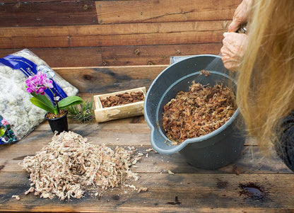 SuperMoss Orchid Sphagnum Moss and Tenax Hardware Net