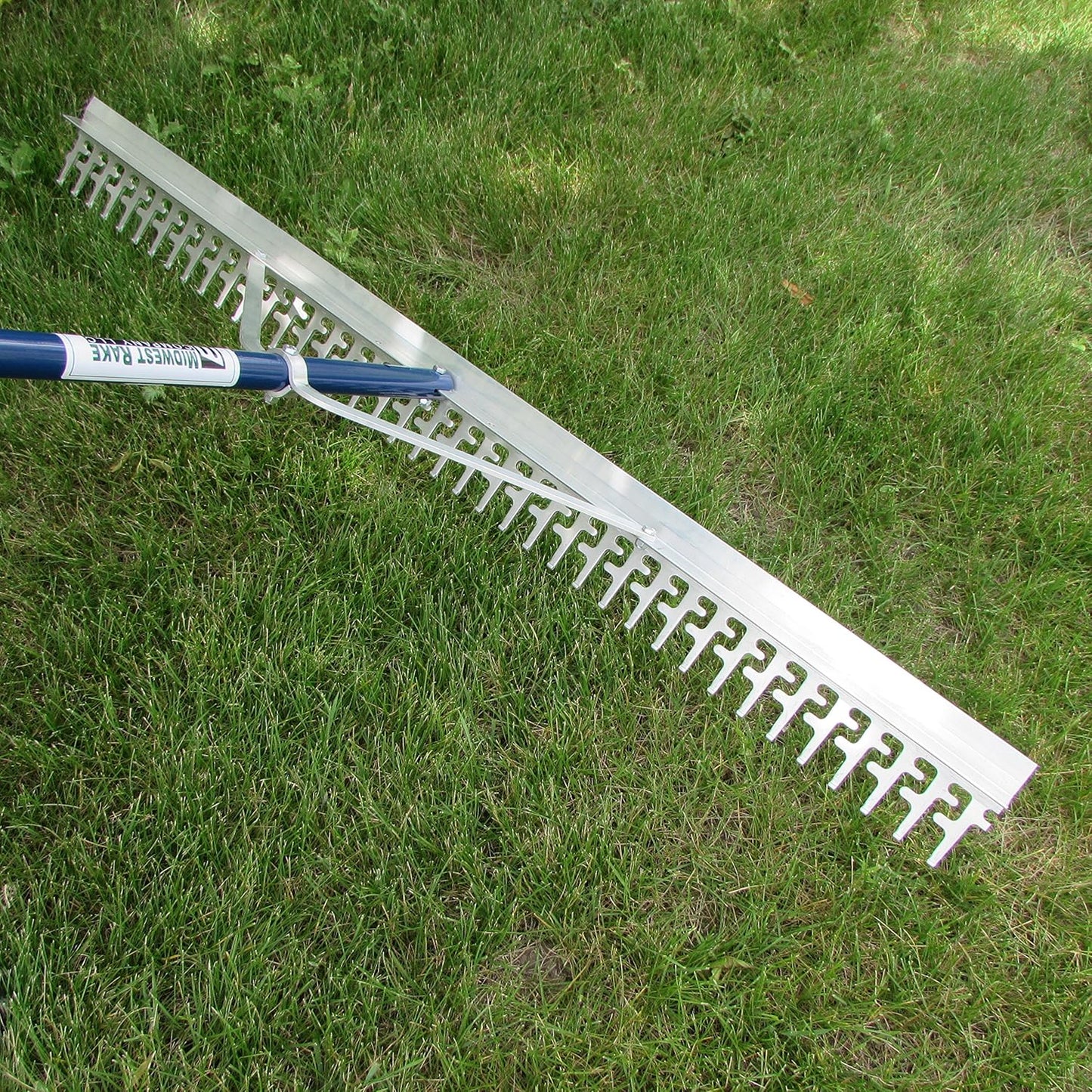 Super Wide & Long Lake and Beach Rake – 48" Head with 11ft or 16.5ft Handle – Aquatic Weed & Debris Removal Tool with Toss Rope and Float – Reinforced Teeth – Ideal for Shoreline & Water Maintenance.