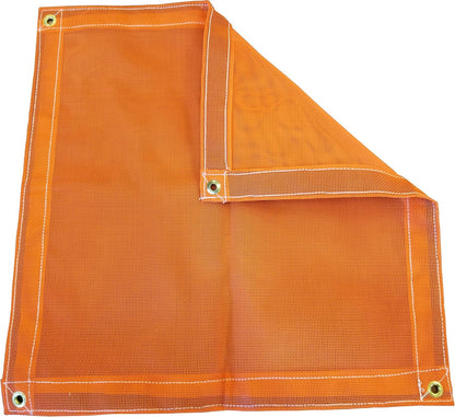 12 Ft. x 16 Ft. Orange 10 Oz. Vinyl Coated Mesh Tarp