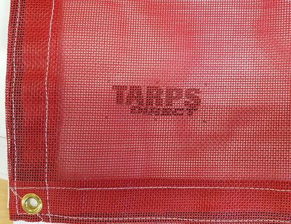 20 Ft. x 26 Ft. Red 10 Oz. Vinyl Coated Mesh Tarp