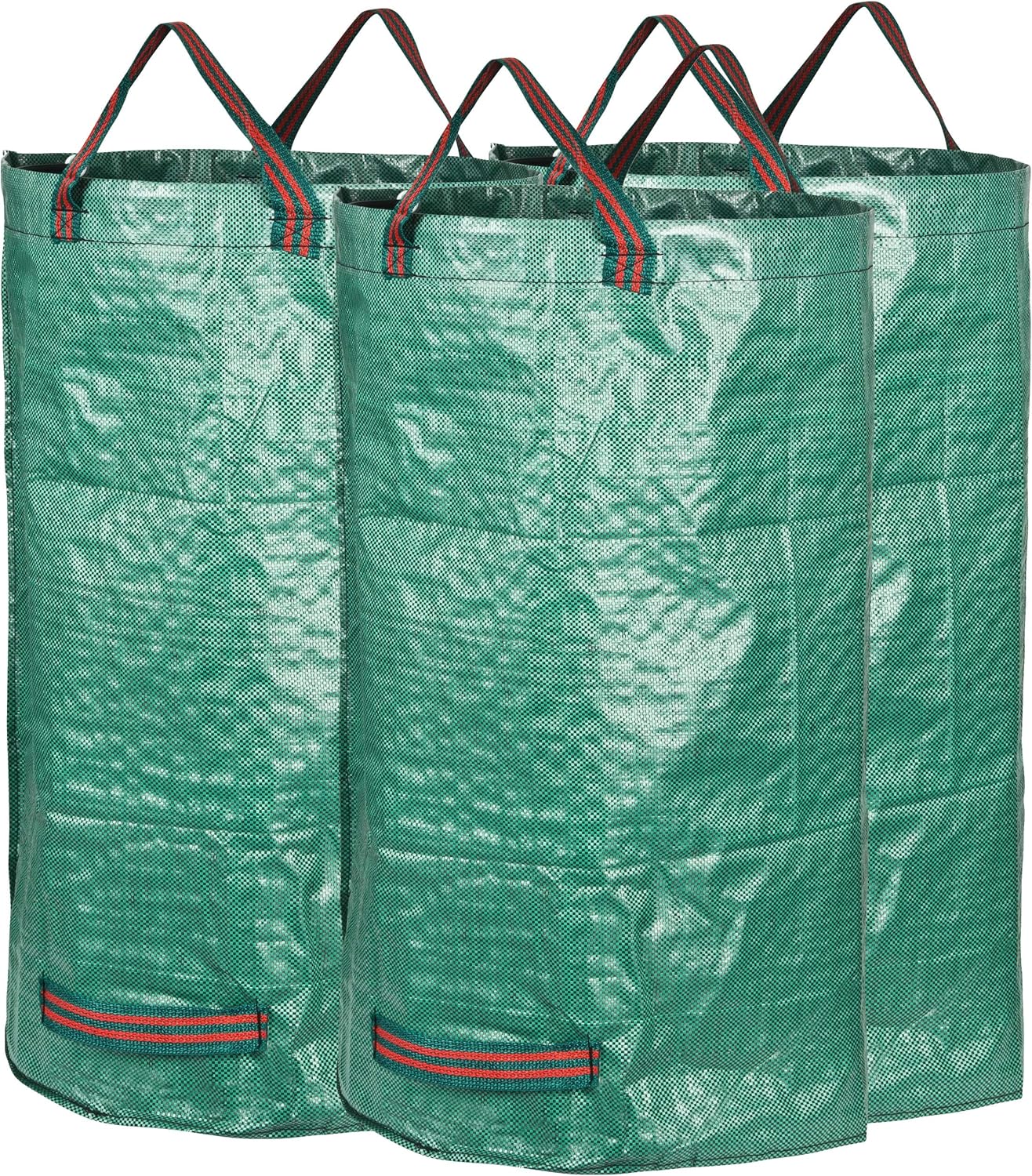 GardenMate 3-Pack 32 Gallons Reusable Garden Waste Bags (H30, D18 inches) - Yard Waste Bags