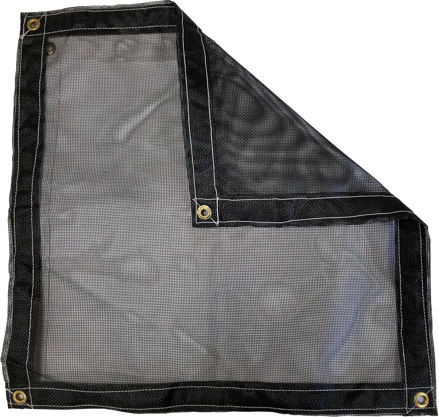 10 Ft. x 20 Ft. Black 10 Oz. Vinyl Coated Mesh Tarp