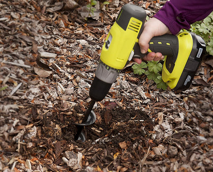 Willard & May Flower Bulb HEX Shaft Drill Planter, Non-Slip – 1.75 by 9 inch - Bulb & Bedding Plant Auger