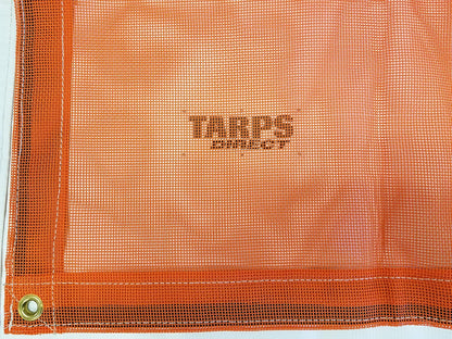 10 Ft. x 46 Ft. Orange 10 Oz. Vinyl Coated Mesh Tarp