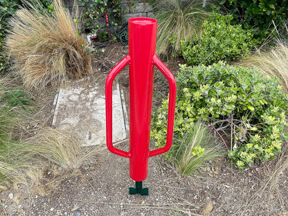 Sandbaggy U & T Post Driver, 30% More Heavier & Sustainable Than Competitors - 15.5 lb Fence Post Driver That Fits up to 2-3/4 inch - 10 Guage Industrial Grade Steel - Red (Pack of 5)