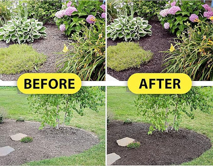 MulchWorx Black Mulch Color Concentrate- Quart - Treats 2,800 Sq. Ft. - Pure Midnight Black Mulch Dye Spray