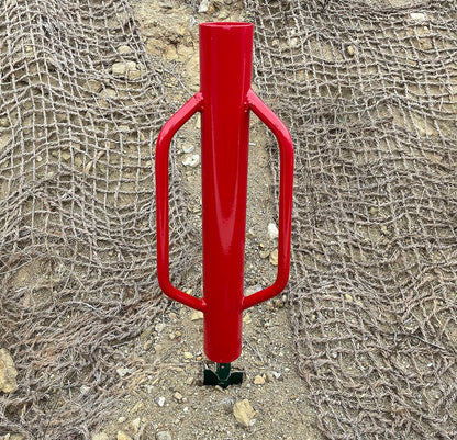 Sandbaggy U & T Post Driver, 30% More Heavier & Sustainable Than Competitors - 15.5 lb Fence Post Driver That Fits up to 2-3/4 inch - 10 Guage Industrial Grade Steel - Red (Pack of 5)